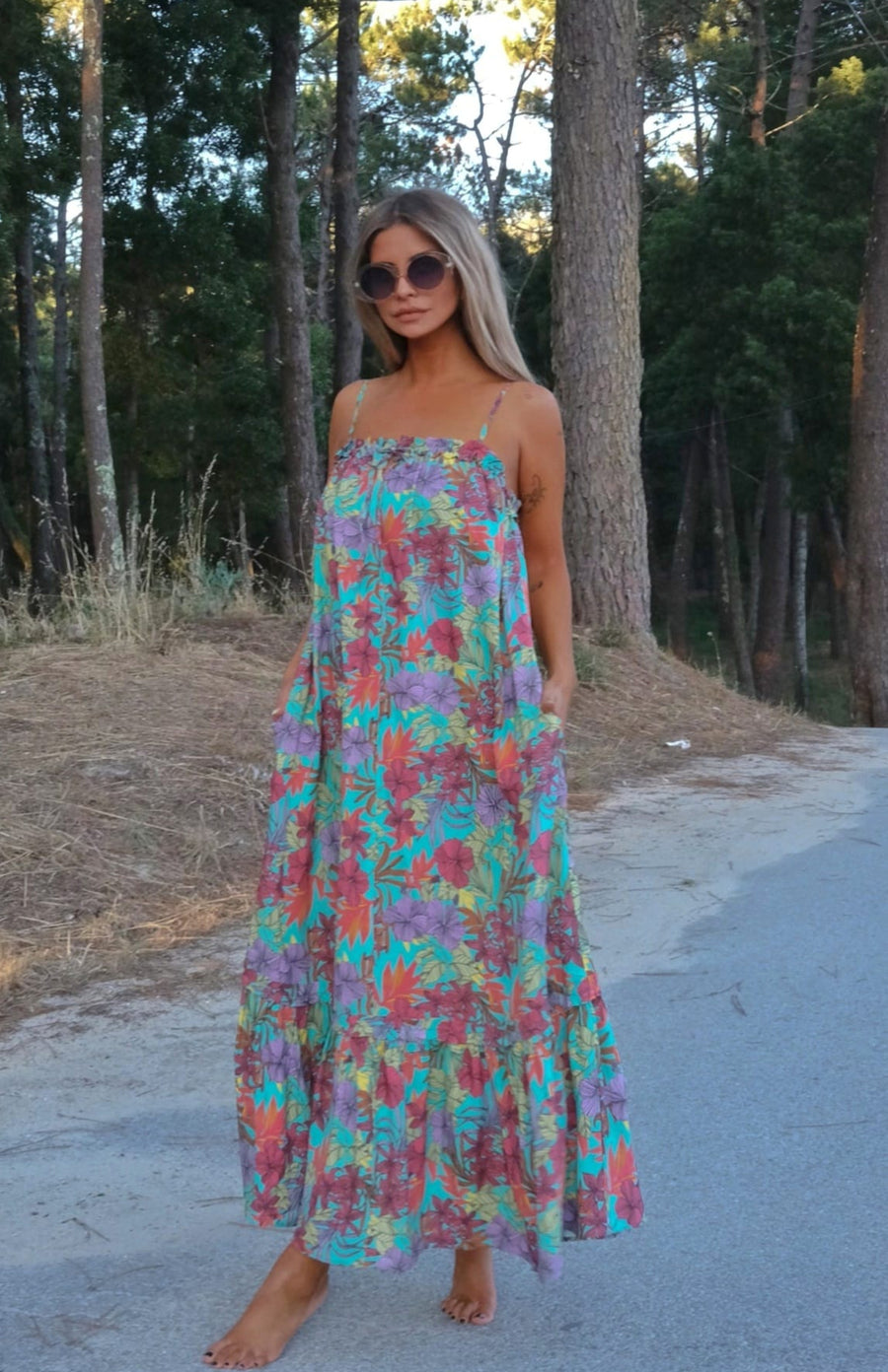 VESTIDO ALÇAS FLOWER