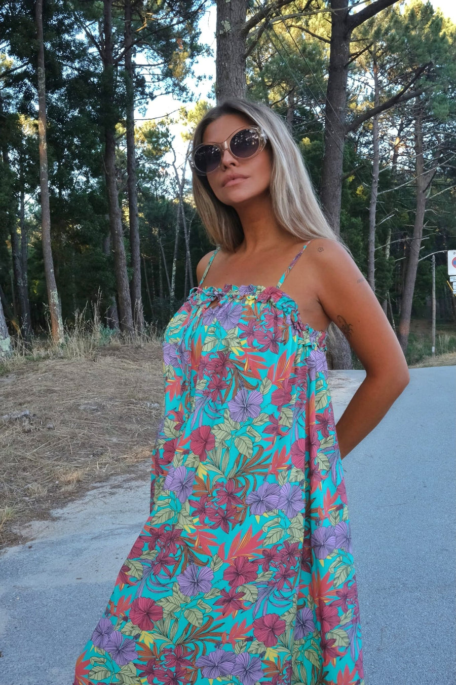 VESTIDO ALÇAS FLOWER