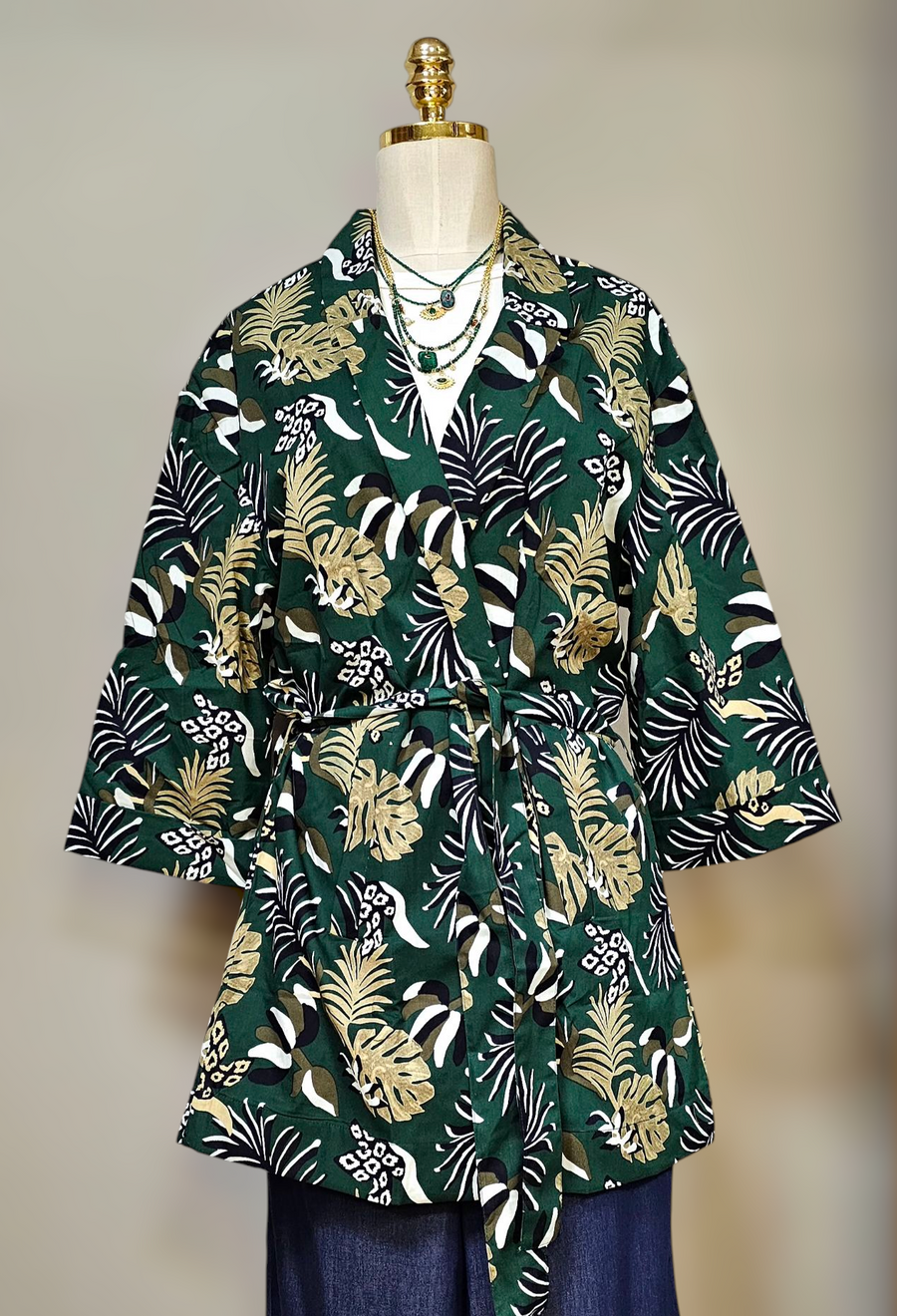 BLAZER KIMONO VERDE