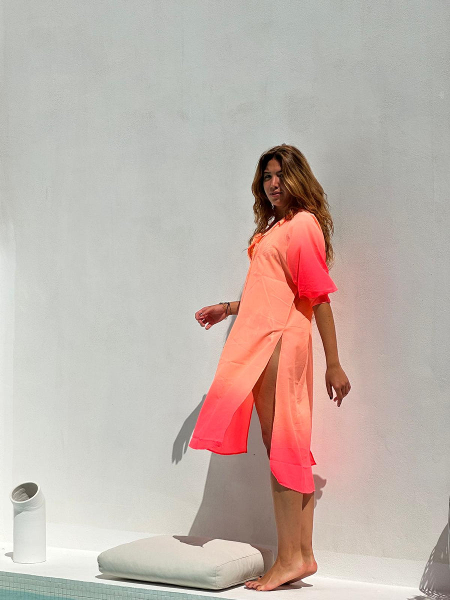 TÚNICA CHIFFON CORAL BREEZE
