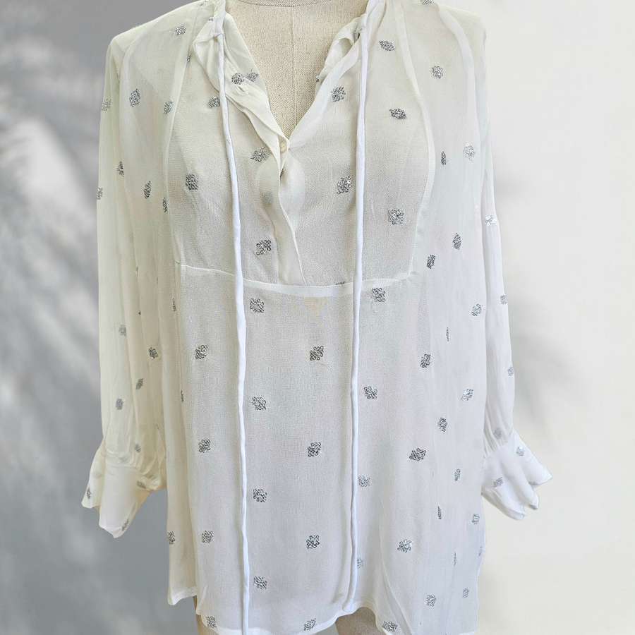 TÚNICA SILVER DOTS